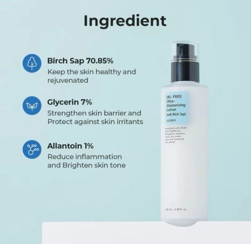 لوشن مرطوب کننده و ابرسان oil free کوزارکس - تصویر 4