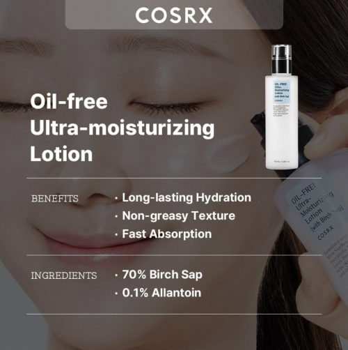 لوشن مرطوب کننده و ابرسان oil free کوزارکس - تصویر 3