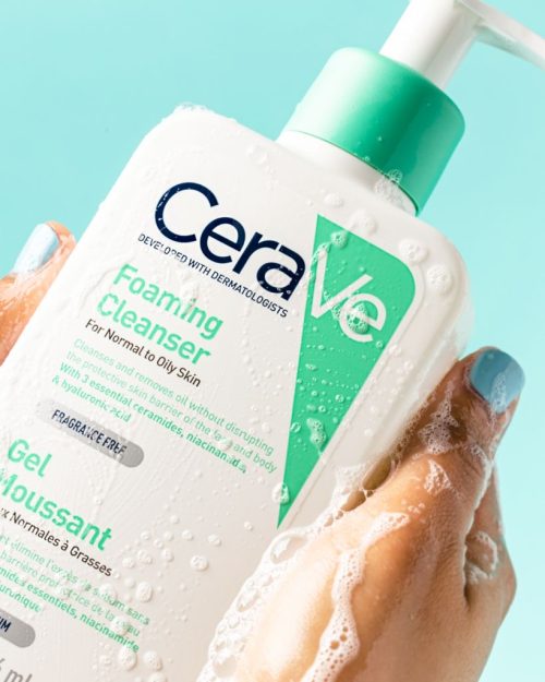 فوم شستشو پوست نرمال تا چرب سراوي foaming cleanser - تصویر 2