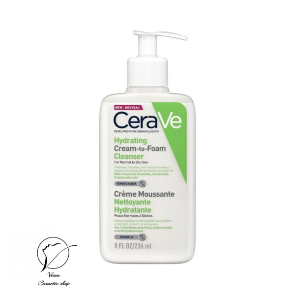 شوينده ابرسان كرم به فوم سراوي اصل پوست خشك