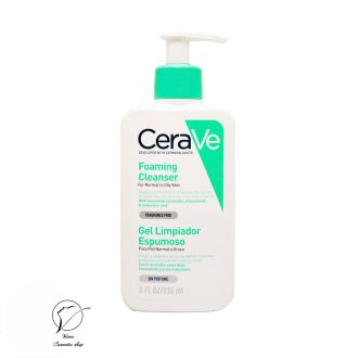 فوم شستشو پوست نرمال تا چرب سراوي foaming cleanser