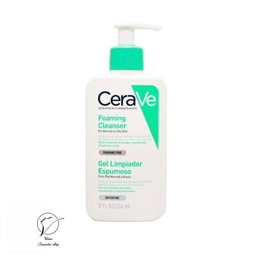 فوم شستشو پوست نرمال تا چرب سراوي foaming cleanser